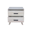 International Concepts Solid Wood 2Drawer Nightstand Unfinished