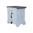 International Concepts Solid Wood 2 Drawer Nightstand with USB Charging