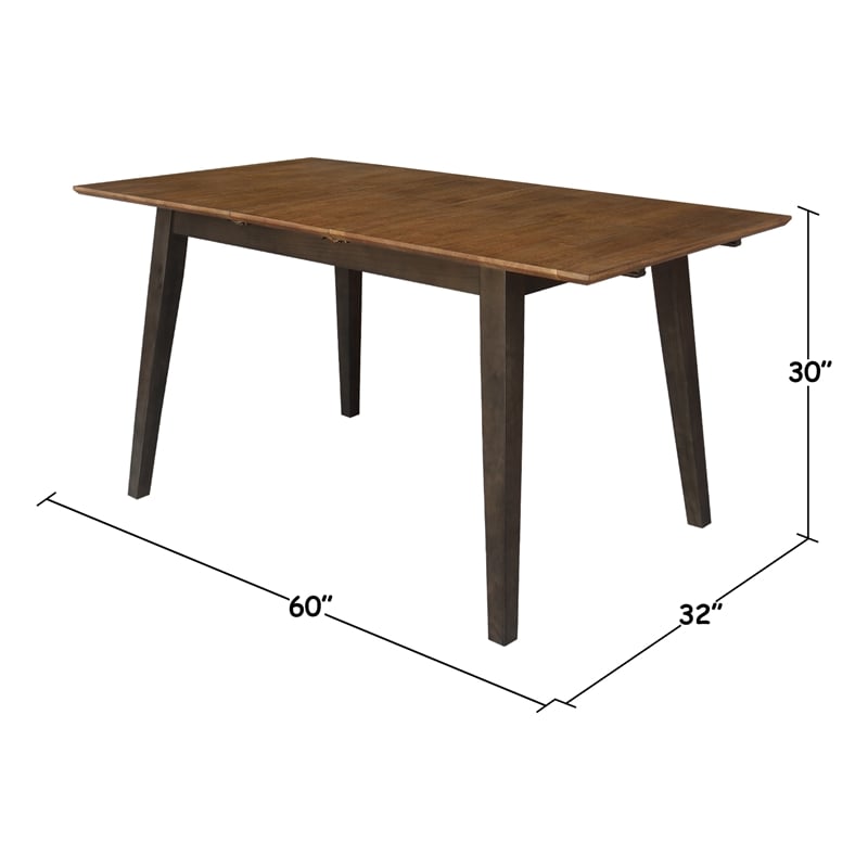 International Concepts Solid Wood Modern 60