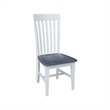 International Concepts Solid Wood 7 Piece Extension Dining Set  Heather Gray & White 60