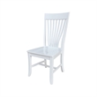 International Concepts Solid Wood 7 Piece Extension Dining Set  Classic White 60