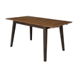 International Concepts Solid Wood 5 Piece Extension Dining Set  Hickory & Coal