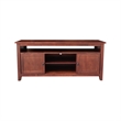 Solid Wood Entertainment  TV Stand with 2 Doors