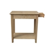 Solid Wood Narrow End Table