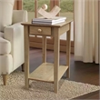 Solid Wood Narrow End Table
