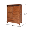 Willow Creek Solid Wood Bedroom 5 Drawer Dresser