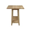 Solid Wood Square Drop Leaf Side Table