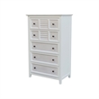 Nantucket Breeze Solid Wood Bedroom 5 Drawer Dresser