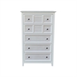 Nantucket Breeze Solid Wood Bedroom 5 Drawer Dresser