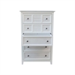 Nantucket Breeze Solid Wood Bedroom 5 Drawer Dresser