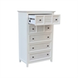 Nantucket Breeze Solid Wood Bedroom 5 Drawer Dresser