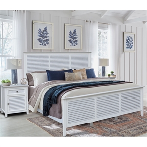Nantucket Breeze King Bedroom Set with Two Nightstands