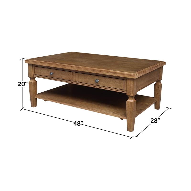 Solid Wood Vista Coffee Table