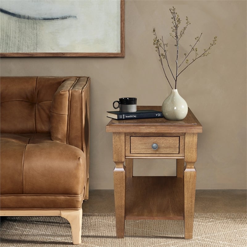 Solid Wood Vista End Table
