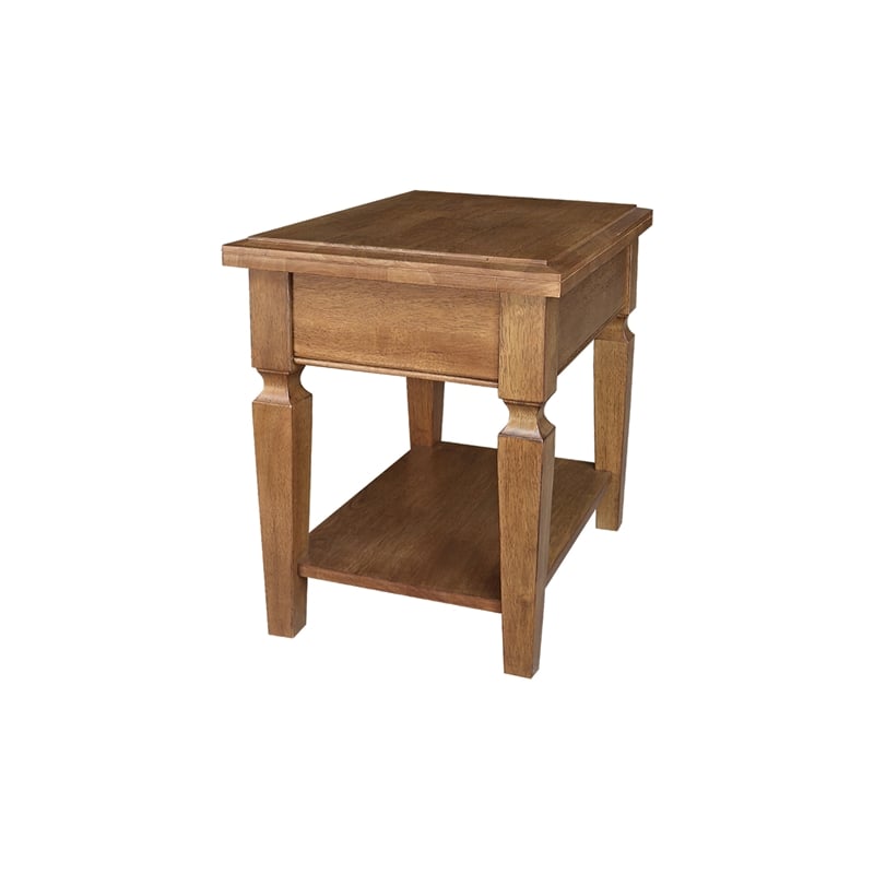 Solid Wood Vista End Table