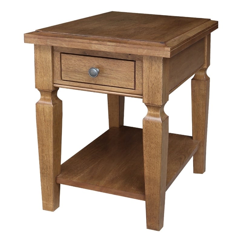 Solid Wood Vista End Table