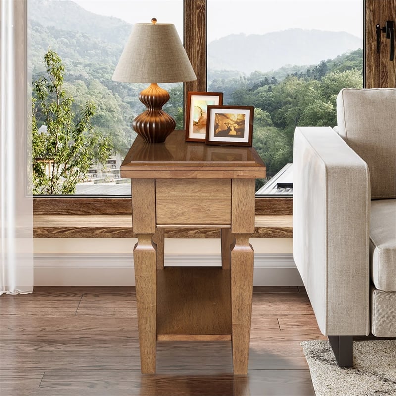 Solid Wood Vista Side Table