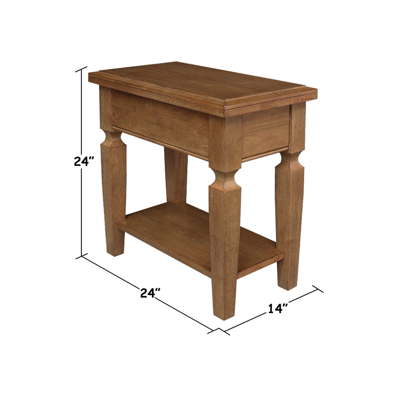 Solid Wood Vista Side Table