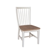 International Concepts Set of Two Solid Wood Audrey Dining Chairs