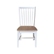 International Concepts Set of Two Solid Wood Audrey Dining Chairs