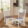 International Concepts Set of Two Solid Wood Audrey Dining Chairs