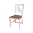 International Concepts Set of Two Solid Wood Audrey Dining Chairs