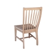 International Concepts Set of Two Solid Wood Audrey Dining Chairs
