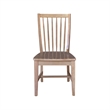 International Concepts Set of Two Solid Wood Audrey Dining Chairs