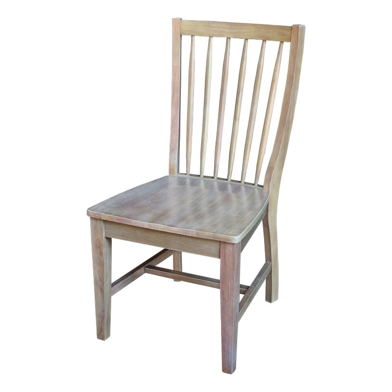 International Concepts Set of Two Solid Wood Audrey Dining Chairs