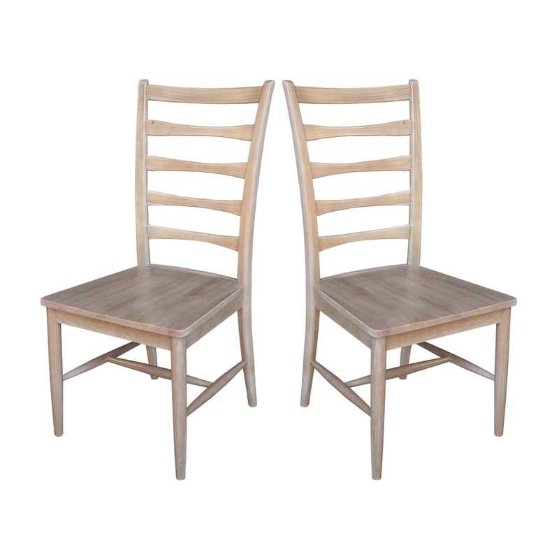 Set of Two Solid Wood Haven Dining Chairs