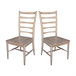 Set of Two Solid Wood Haven Dining Chairs