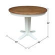 International Concepts Solid Wood 44