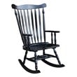 International Concepts Solid Wood Rocking Chair in Antique Black