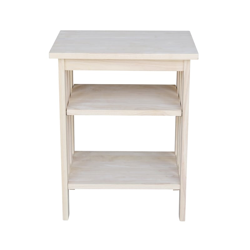 International Concepts Mission Printer Stand - Unfinished Natural