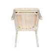 International Concepts Unfinished Solid Wood X-Back Dining Chair (Set of 2)