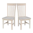 International Concepts Unfinished Tall Mission  Dining Chair (Set of 2)