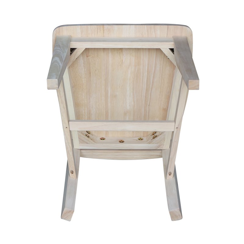 International Concepts Unfinished Tall Mission Dining Chair (Set of 2