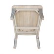 International Concepts Unfinished Tall Mission  Dining Chair (Set of 2)