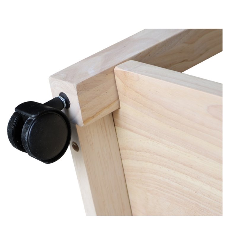 International Concepts Unfinished Microwave Kitchen Cart - 185