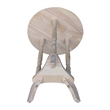 International Concepts Round Unfinished Plant Table
