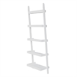 International Concepts Casual Dining 5-Tier Leaning Shelf in White