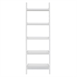 International Concepts Casual Dining 5-Tier Leaning Shelf in White