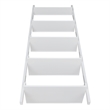 International Concepts Casual Dining 5-Tier Leaning Shelf in White