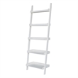 International Concepts Casual Dining 5-Tier Leaning Shelf in White