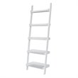 International Concepts Casual Dining 5-Tier Leaning Shelf in White