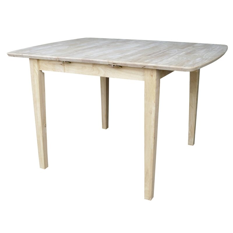 International Concepts Unfinished Square/Rectangular Dining Table
