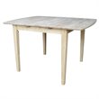 International Concepts Unfinished Square/Rectangular Dining Table