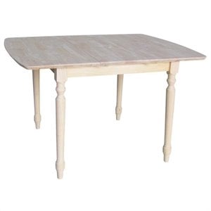 international concepts unfinished square/rectangular dining table
