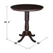 International Concepts Unfinished Square/Rectangular Counter Height Dining Table