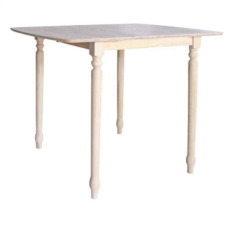 International Concepts Unfinished, 36 Inch Square Dining Table